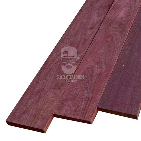 Gỗ Hương Tím (Purple Heart) - 3 x 15 x 217 CM