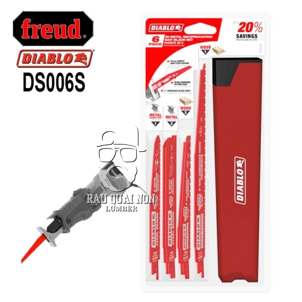 Combo 6 Lưỡi Cưa Kiếm Gỗ, Kim Loại Diablo DS006S